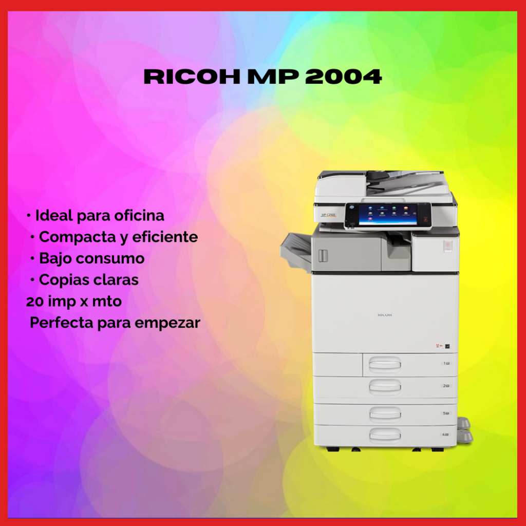 venta de copiadora ricoh acolor mpc 2004