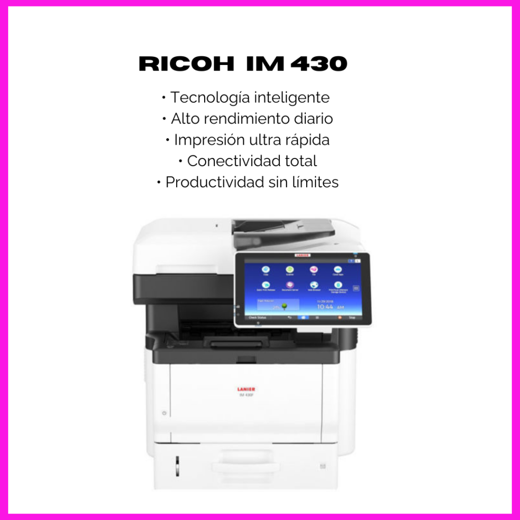 VENTA DE COPIADORA RICOH IM 430